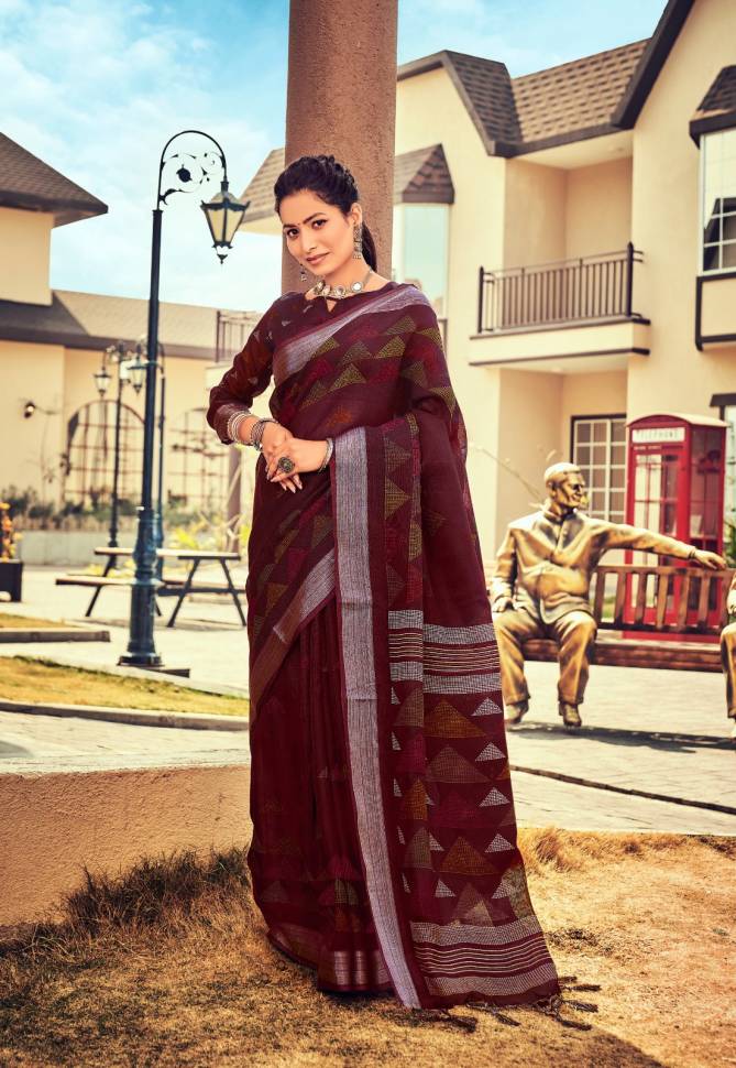 Anupama Vol 5 By Stylewell Linan Printed Sarees Wholesale Suppliers In Surat